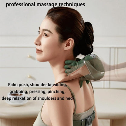Shoulder & Neck Massager – Portable Heat & Kneading Relief