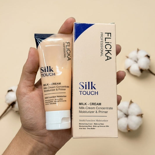 Flicka Professional Silk Touch Milk-Cream – Moisturizer & Primer