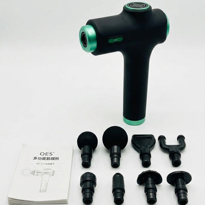 OES Muscle Massage Gun – 8 Interchangeable Heads