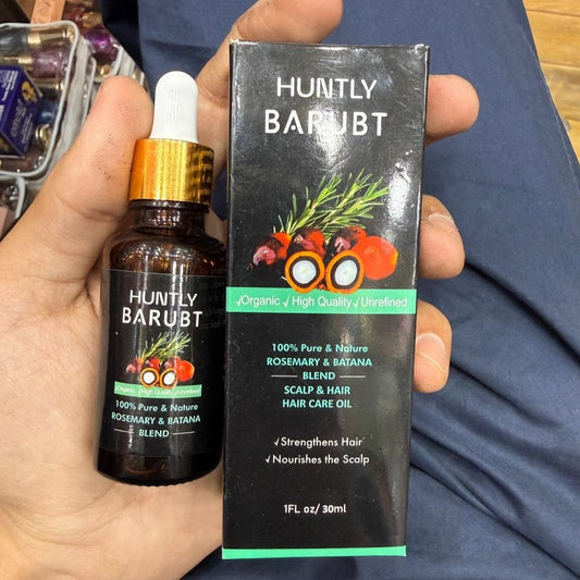 Huntly Barubt Rosemary & Batana Blend – Organic Scalp & Hair Care Oil (30ml)