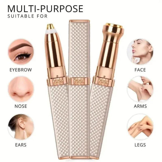 2-in-1 Multi-Purpose Electric Trimmer – Eyebrow, Face, Nose, Ears, Arms & Legs